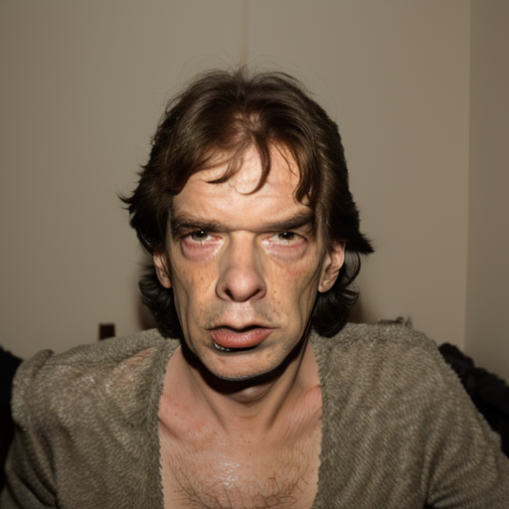 Gesicht & Fiktion #20261025-162430 – KI-generiertes Bild: timo, 1man,as mick jagger